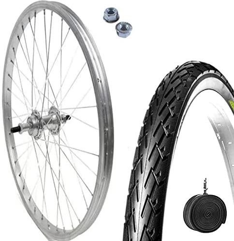 Cerchio Posteriore 7V Ruota 28 28 x 1.75 622 x 20 + Copertone nero 700x35C + Camera x City Bike Stradale