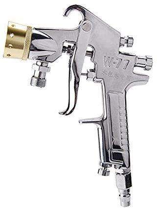 Samnuerly Schwere Maschinenwerkzeuge 5L Wasser-in-Wasser Bunte Farbspritzpistole Druck Edelstahleimer Farbe Latexfarbe Marmor Pneumatische Sprühmaschine