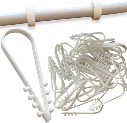 Schlaufendübel Dübelklemmschelle 100stk Steckschlaufen Spannbereich 6-18 mm Dübel-Klemme für Rundkabel zur Befestigung von Kabeln Rohren Leitungen Schläuchen