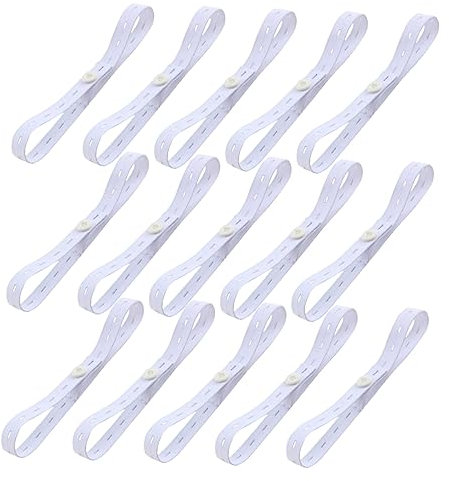 ibasenice 15stücke Teiliges Verstellbares Elastischer Windelgürtel Mit Multiplem Knopfdesign Flexible Bequemer Halt Für Kleinkinder Einfach Anzulegen