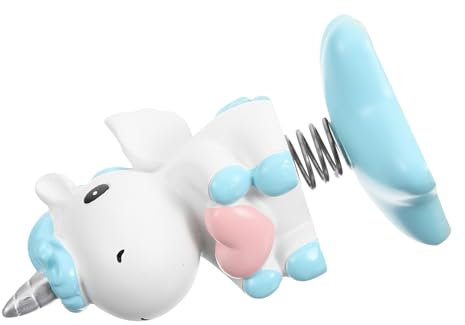 GRIRIW Einhorn Wackelkopf Ornament Cartoon Auto Armaturenbrett Dekoration Niedliches Auto Zubehör Für Tisch Und Dashboard