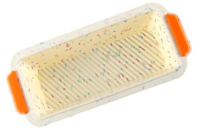 Molde para Pan de Silicona con Asas, Antiadherente, 29, 2x12, 7x6, 1 Cm