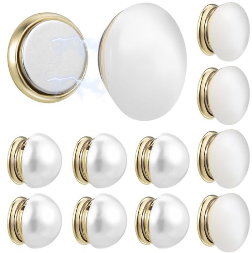 DEARMAMY Boutons Magnétiques Pour Chemises 12 Pièces Poids De Voile Voile De Mariage Sécurité