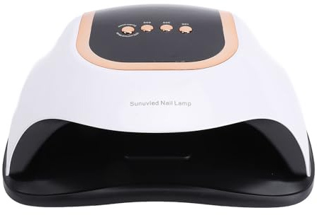 Naroote UV -Nagel Trockner, 3 Timer -Einstellung UV LED Nagellampe für Basisbeschichtung Deckmantel (EU-Stecker)