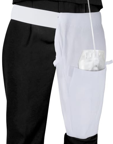 Catheter Leg Bag Holder with Adjustable Waist Belt,XL Foley Urine Bags Sleeve for Incontinence Support, Secure & Discreet Under Clothing,for Catheter Night Bags