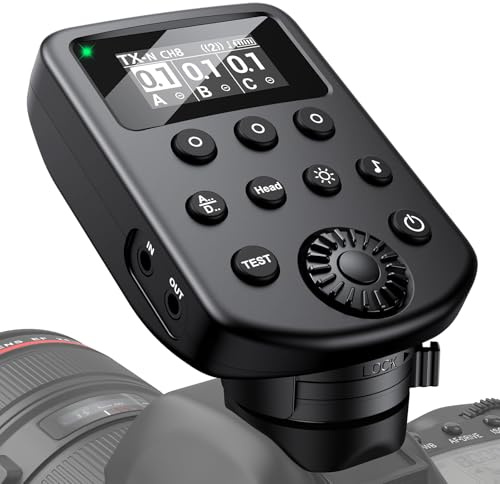 Upgraded Wireless Flash Trigger Transmitter for Profoto Air1/Air2 System,for Canon for Nikon for Sony Fuji Cameras,Compatible with Profoto A1X, B1X, B2, B10, D2,Replaces Connect Pro,100CH 6 Groups
