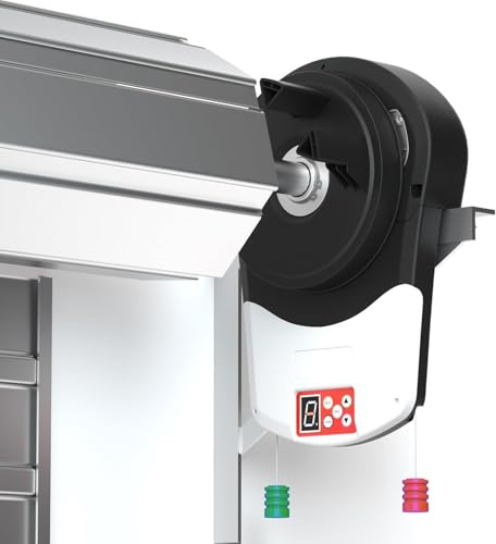 Motore automatico apriporta arrotolabile con telecomando, forza di sollevamento massima 800N per porte di garage e magazzini