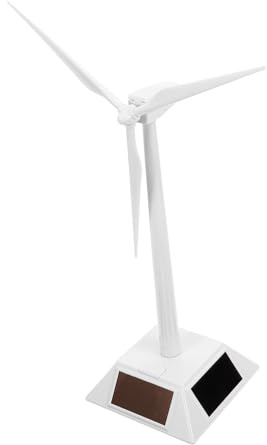 BESPORTBLE DIY Solar Windmill Model Educational Science for Cognitive Experiment Kit with Plastic Stem Learning Tool for S Intelligence Development
