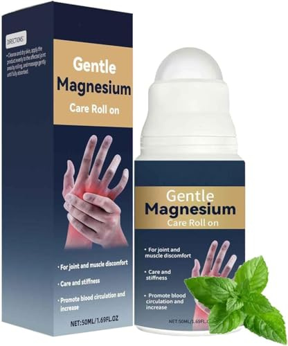 Roll-on lenitivo per nervi al magnesio, gel roll-on antidolorifico, balsamo per massaggi contro il dolore ai nervi, lenisce e ripara le articolazioni, da viaggio quotidiano per uomini e donne