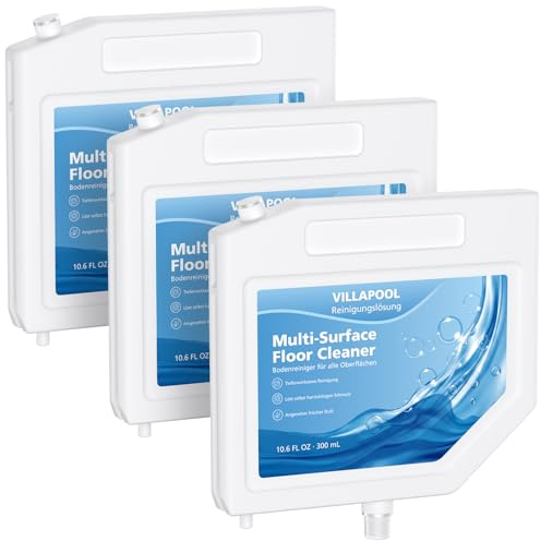 3 limpiadores para robot limpiador Dreame L10s Ultra S10 S10 PRO S10 Plus, limpiador multisuperficie para todos los suelos duros, para insertar en la estación de carga, 300 ml x 3 unidades