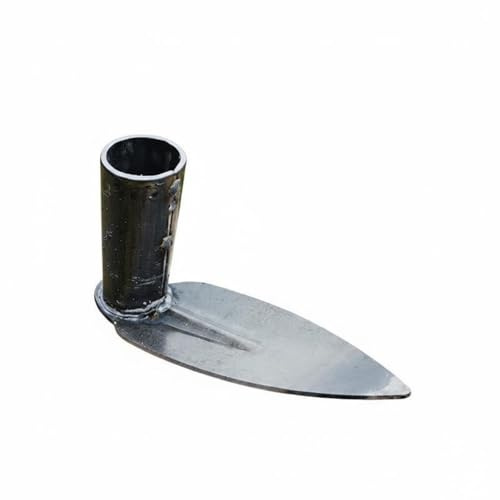 KiBcsLic Binette Désherbeuse Houe de Jardinage Outil Manuel Binette de Terre Conception Compacte avec Manche pour Contrôle Précis, Pioche De Jardin en Acier Au Manganèse À Pointe De Pêche Tête Simple