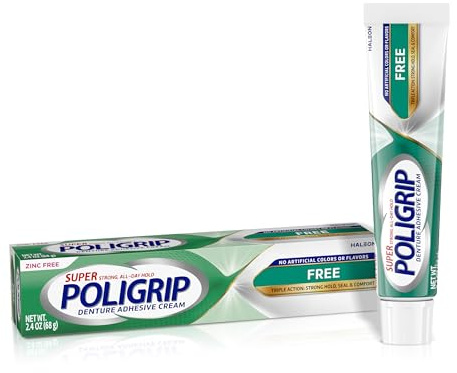 Super Poligrip Zinc Free Denture Adhesive Cream 70 ml