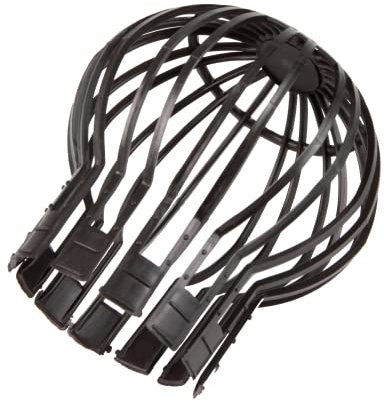 Windhager 07124 - Cubierta para canalones de canalón, protección para canalones, colador para canalones, Protector de Hojas para canalones, Color Negro