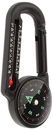 Milageto Taschenkompass Karabiner Wandern Rucksack Outdoor Zubehör