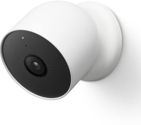 Google Nest Cam - Cámara de seguridad inteligente para interiores y exteriores. 1080p, alerta solo de movimiento.