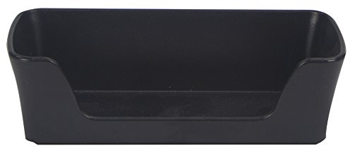 Storex Visitenkartenhalter aus recyceltem Recycling, 10 x 3 x 4 cm, Schwarz (70170C06C)
