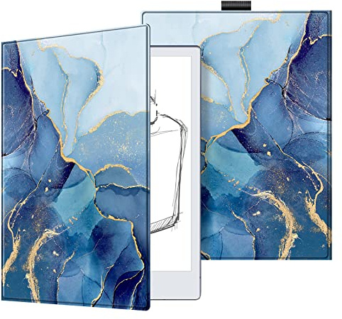FINTIE Case for Remarkable 2 10.3 Inch 2020 - Magnetic Cover Folio Slim and Lightweight Protection for Remarkable 2 Digital Tablets, Ocean Marble