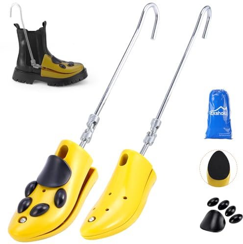 Exshoiu Schuhspanner, Schuhdehner für Stiefel, Schuhdehner Hoher Spann, Ein Paar Verstellbare Schuhdehner Schuhweiter Stiefeletten Herren und Damen