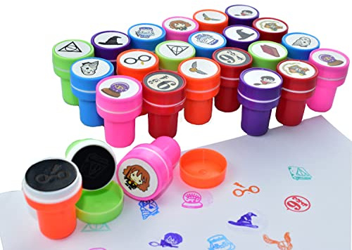 Jiaoohoo 24 Pezzi gadget harry compleanno,timbri bambini,regalini fine festa compleanno,regalini fine festa,Bomboniere Feste Compleanno Bambini.