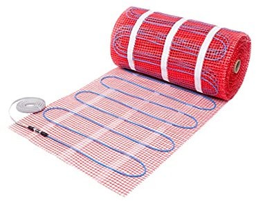 Riscaldamento a Pavimento 10. 0W / M2 230-V Kit del Cavo del Cavo del Filo del Riscaldamento del Pavimento Elettrico per Il Riscaldamento della casa (Color : 230V 5M2, Size : 50 cm)