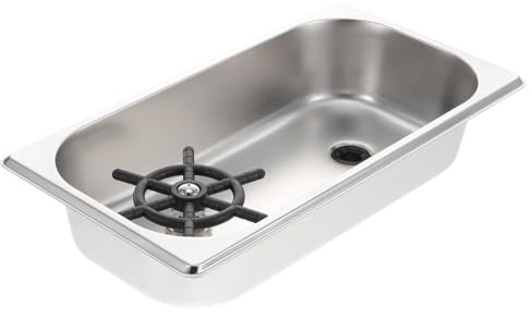 Edelstahl Flaschen und Becherreiniger Hochdruck für Riegel Gläser | Automatische Schnellreinigung, Robustes Satz mit Silikon und Schlauch, Silberne Ausführung für Spüle