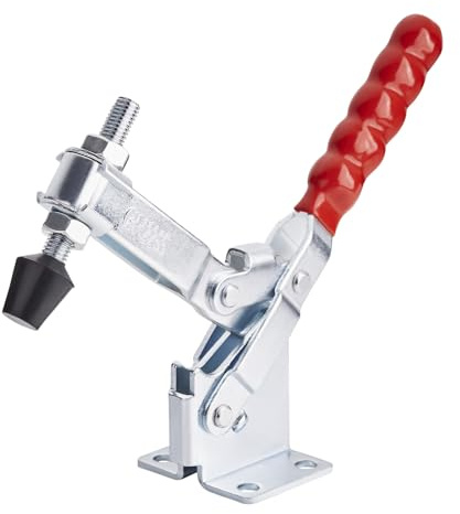 SOTECH 4 pièces Pince de serrage à genouillère Force de maintien jusqu'à 340 kg Serrage rapide vertical Pinces de serrage à genouillère