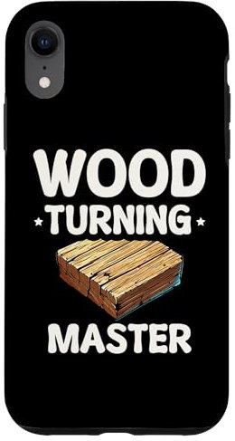 Coque pour iPhone XR Tour de tournage du bois Maître du bois