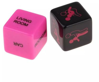 2Pcs Coppia Giochi dade Per Amici/Partito Dadi Amore Divertimento Sfida Regalo Decisione Per Lui Suoi