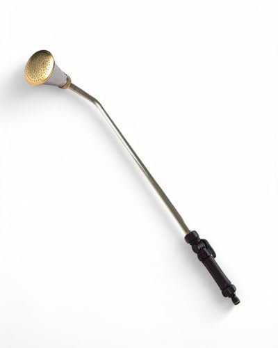 LIVLIG Lance d'arrosage en métal, Douche de jardin Bloomy, Fabriquée en Italie, Débit réglable, Système 1/2 pouce, Pour le jardin, la voiture, les animaux domestiques