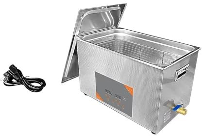 TIEOAXFT 30L 900W 600W Digital Ultrasonic Cleaner Heating Timer Ultrasonic Bath Laboratory Automotive Engine Large-Scale Cleaning(30L900W 220V)