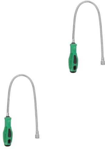 PACKOVE 2pcs Magnetic Pickup Tool Stick Dust Magnet Detacher for Cars Workers Carpenters