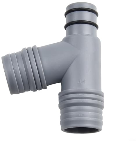 SiSinkal Raccords de vidange d'évier avec anneau en caoutchouc pré-installé pour connecteur de lavabo et adaptateur de déversement, raccord de tuyau en polypropylène pour plomberie domestique (A)