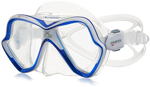 Mares Mask X-Vision dykmask, blå/vit, en storlek