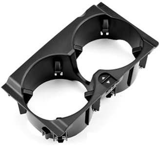 NEGRO Car Front Center Console Water Cup Holder Insert Frame,Fit For W212, E-Class 2010-2013 A2126800110 2126800110 car drink holders(Model A Black)
