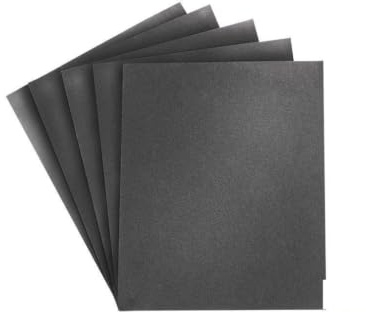 Cofan Pliegos de Lija al agua | Granos desde 100 hasta 3000 | Pack 100 unidades