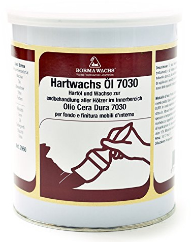 Hartwachs - Öl 7030 Pastös (0.75 Liter, 63-Nussbaum dunkel)