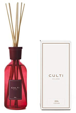 Culti Stile Colours Diffusor Era, in der Farbe Rot, Duftnote: fruchtig und floral, Inhalt: 500ml, Größe: 20 x 8cm