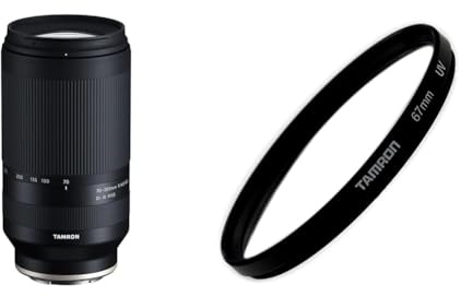 Tamron 70-300mm A047SF F/4.5-6.3 Di III RXD - Objektiv für Sony E-Mount & 67UV Tamron UV Filter 67 mm