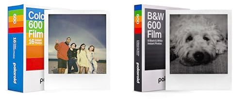 Polaroid Color Film für 600 - Doppelpack - 6012 & Polaroid B&W Film für 600-6003