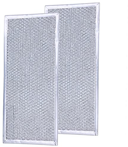 Grease Filter Replacement for Whirlpool Microwave WMH31017AS WMH31017HZ WMH31017FS WMH32519HZ WMH32519CS WMH32519HZ WMH53520CS WMH53521HZ.(2 Pack)