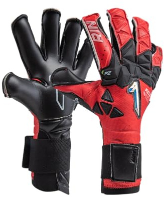 Rinat Xtreme Guard Zhero Pro Torwarthandschuhe für Erwachsene, Rot, Größe 8