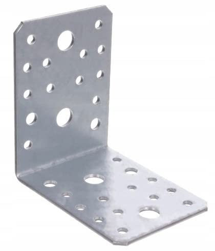 MiG-met - Winkelverbinder - 90x90x65x2,5mm - 50 Stück - Winkel metall - Winkel - Schwerlastwinkel - Regalwinkel - Winkelverbinder edelstahl - Regalhalterung - Legierter Stahl Stutzen