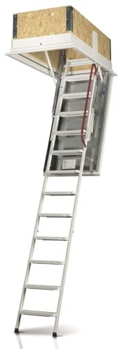 Wippro Dachbodentreppe Isotec - feuerhemmende Dachlukentreppe 700/1400mm