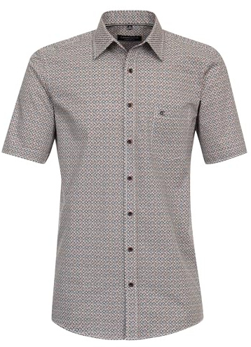 CASAMODA Freizeithemd Kurzarm Print Comfort Fit
