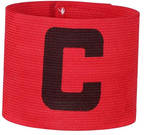 KICHOUSE Fußball Kapitänsbinde Fußball Armband Rot Für Mannschaftssport Komfortable Dauerhafte