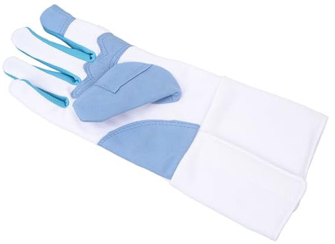 Depisuta Guantes de esgrima para florete y sable, guante de esgrima de tejido de punto lavable equipo profesional de esgrima, manoplas para la práctica diaria de combate de esgrima (XS)