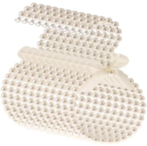 Muteitt 10 Stück Perlen-schal-aufhänger, Schals, Kleiderbügel, Kleidungs-Organizer, Mini-süße Kleiderbügel, Braut, Schalldämpfer, Krawatten, Gürtel-aufhänger