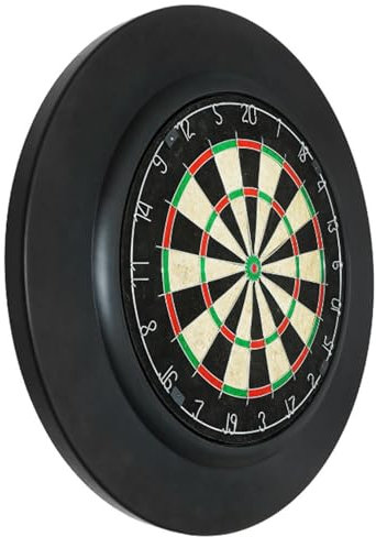 Dartboard Surround with Light Darts Board Surround, Strong Lightweight PU Jigsaw Ring Design, for Office Staff Home Entertainment