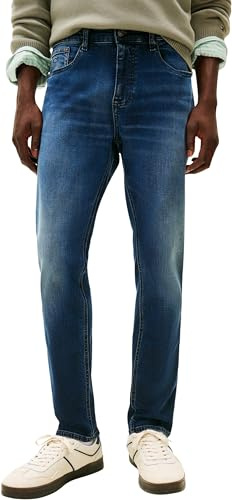 Tommy Jeans Jean Homme Austin Slim Tapered Fit, Bleu (Denim Dark), 33W/32L
