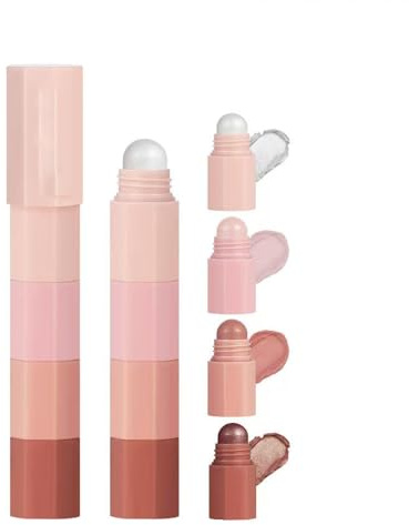 Matita 4 in 1 Ombretto Stick Matte Pigmentato Viso Occhi Evidenziatori Penna
